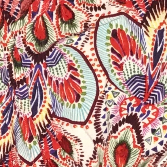 Brightly Patterned Long Sleeve Romper - Picture 5 of 5